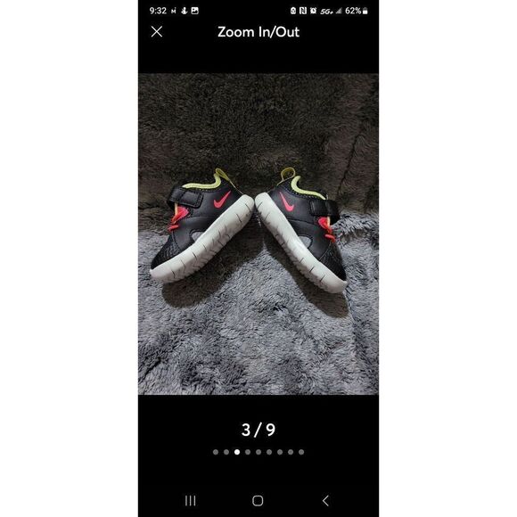 NIKE FLEX CONTACT 3 BOYS' RUNNING SHOE Size 5C - Picture 4 of 7